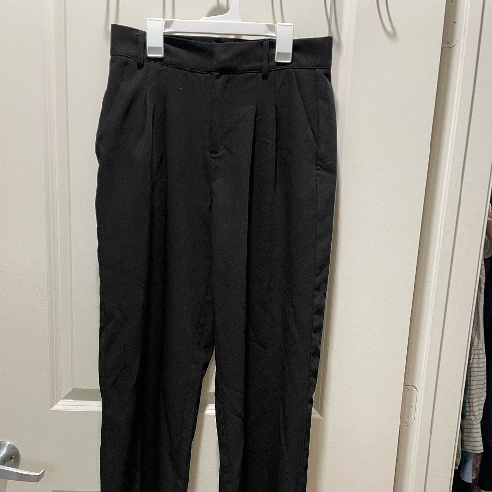 Black women's slacks (M)